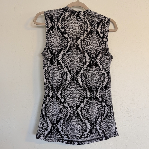 Snake Skin Cowl/Drape Stretchy Y2K Romantic Goth 90s Vamp Fairy Grunge - Picture 5 of 5